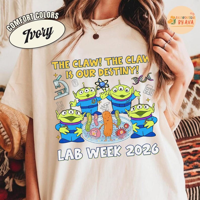 Aliens Toy Story Lab Week 2026 shirt, Lab Week Story shirt, Toy Story Aliens Lab Tech Team Science Tee, Med Lab Clinical Laboratory Matching image 1