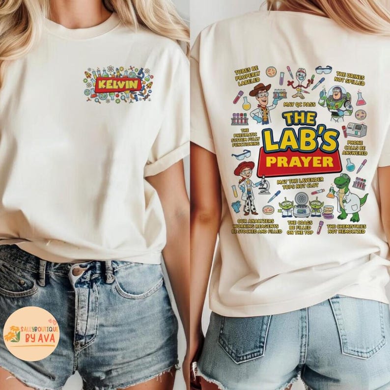 Toy Story Lab Week 2026 Shirt/The Lab's Prayer Shirt/Medical Lab Science/Laboratory Lab Tech Team Shirt, Lab Scientist Med Tech Shirt image 1