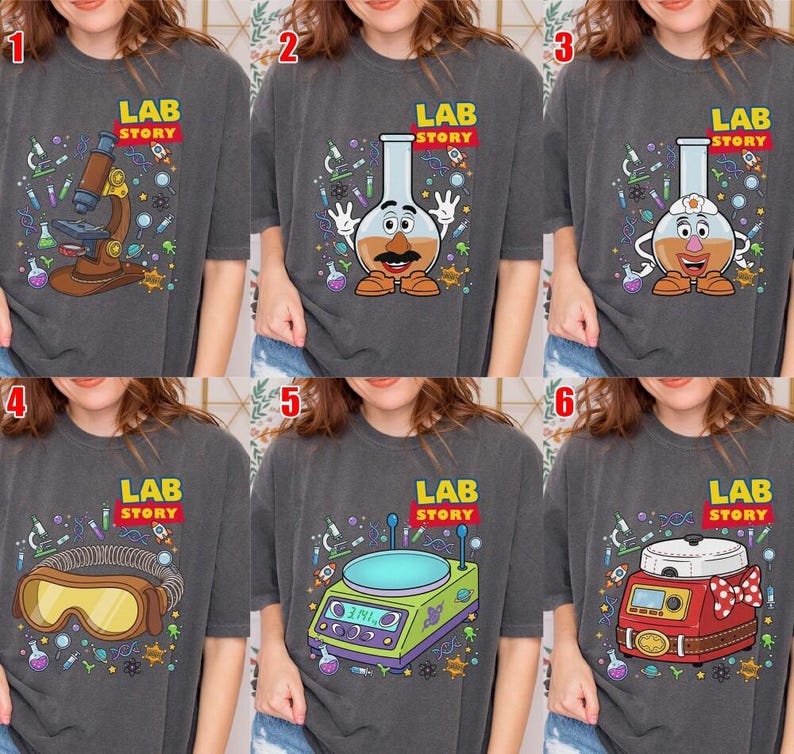 Disneyland Toy Story Lab Week 2026 Shirt, Buzz Lightyear Woody Jessie Bo Peep Lab Story 2026 Shirt, Lab Team, Med Lab Clinical Laboratory image 6