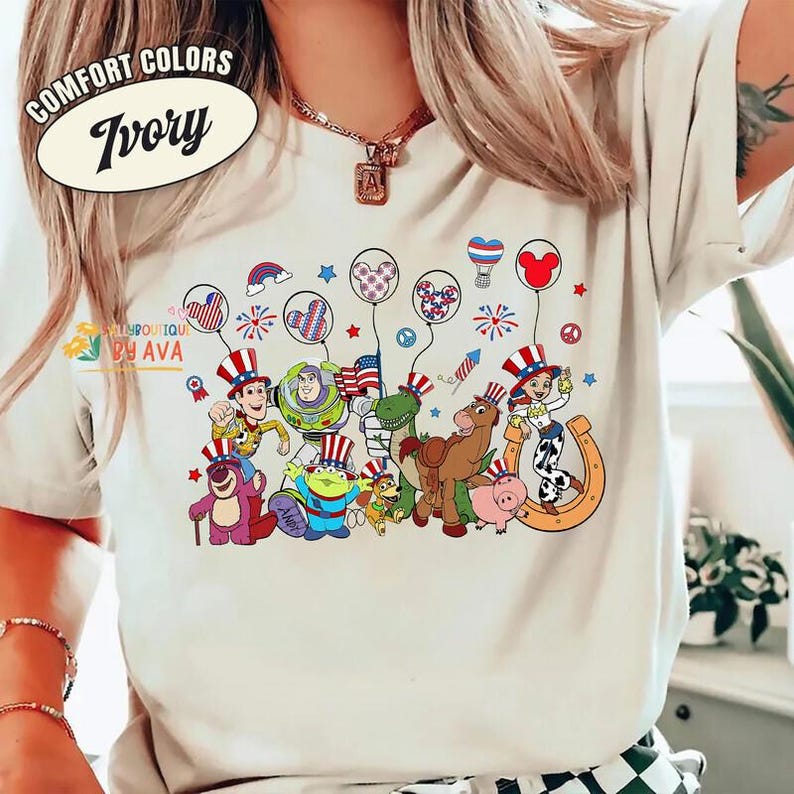 Toy Story Disneyland 4th Of July Independence Day Shirt, America Red White Blue Shirts, 250th USA Anniversary Shirt, Independence Day 2026 image 1