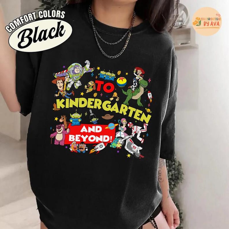 Disneyland Toy Story School To Infinity and Beyond Back To School, T-shirt pour la maternelle et au-delà, Toy Story, T-shirt Pixar image 3