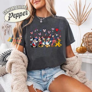 Mickey and Friends Disneyland 4th Of July Independence Day Shirt, America Shirt, Independence Day, Disneyland Patriotic 250 Years Shirts image 3