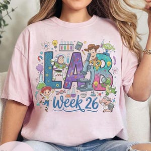 Vintage Lab Week 2026 Shirt, Laboratory Team Tees, Lab Toy Story Tee, Lab Assistant Gift Shirt, Phlebotomist Shirt, Medical Lab Tee image 5