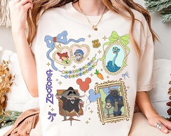 Disneyland Zootopia 2 Characters Bootleg Vintage Shirt, Judy Hopps Nick Wilde Gary DeSnake Tee, Disneylandland Family 2025 Trip Shirt