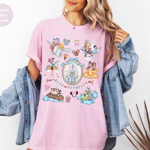 Coquette Bow Disneyland Best Day Ever Shirt, Disneyland Family Vacation Shirt, Disneyworld Mickey and Friends Shirt, Disneyland Trip 2026 image 2
