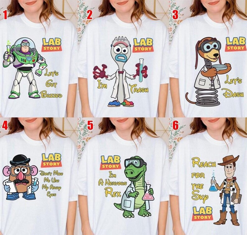 Personalized Disneyland Toy Story Lab Week 2026 Shirt, Buzz Lightyear Woody Jessie Bo Peep Lab Story 2026, Med Lab Clinical Laboratory image 2