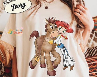 Vintage Disneyland Toy Story Jessie Bullseye Shirt, Toy Story Jessie and Bullseye Shirt, Disneyworld Shirts, Disneyland Family Trip Matching