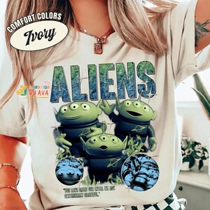 Disneyland Toy Story Aliens Shirt, Retro Alien Toy Story Disneyland WDW Matching Family Shirt, Magic Kingdom, Animal Kingdom Shirt Bild 2