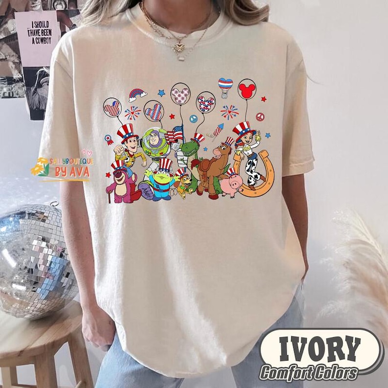 Toy Story Disneyland 4th Of July Independence Day Shirt, America Red White Blue Shirts, 250th USA Anniversary Shirt, Independence Day 2026 image 5