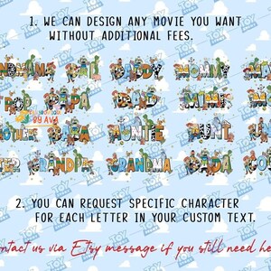 Custom Toy Story Family Matching Comfort Colors Shirt, Disneyland Mom Dad T-shirt, Personalized Gift Disneyland Trip, Disneyland Birthday image 7