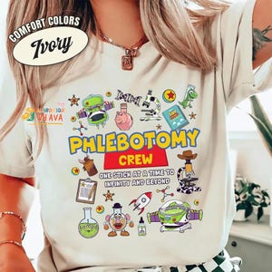 Disneyland Toy Story Lab Week 2026 Shirt, Buzz Lightyear Woody Lab Story, Lab Team Shirt, Phlebotomist Lab Assistant Clinical Laboratory image 1