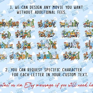 Custom Toy Story Family Matching Comfort Colors Shirt, Disneyland Mom Dad T-shirt, Personalized Gift Disneyland Trip, Disneyland Birthday Bild 4