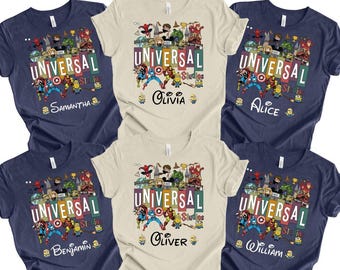 Orlando Universal Studios Shirt, Universal Studios Family Tee, Custom Disneyland Trip 2026 Shirt, Family Vacation Shirt, Family trip Shirt
