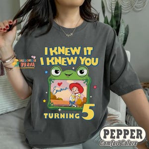 I Knew It I Knew You Were Turning 5 Shirt, Toy Story 5 Shirt, You've Got A Friend In Me Tee, Disneyland Toy Story 5 Birthday Shirt image 1
