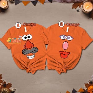 Potato Head Costume Couple Matching Shirt, Toy Story Halloween Costume, Potato Head Halloween, Disneyland Toy Story Halloween Party 2026 Tee image 3