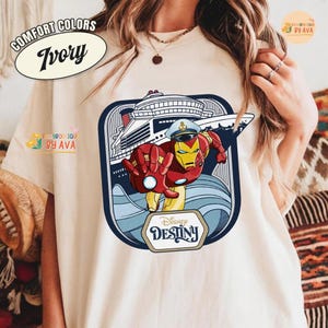 Personalized Disneyland Family Cruise Line Matching Shirt, Mickey & Friends starwars Marvel Cruise Tee, Lets Cruise Wish Dream Magic Destiny afbeelding 3