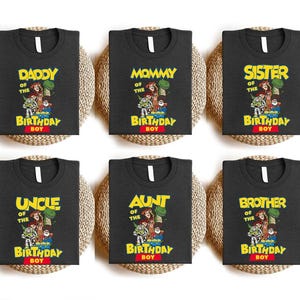 Toy Story Birthday Boy Tee, Disneyland Birthday Party T-shirt, Custom Birthday Boy Tee, Pixar Family Birthday Tee, Woody Birthday Party Tee image 4