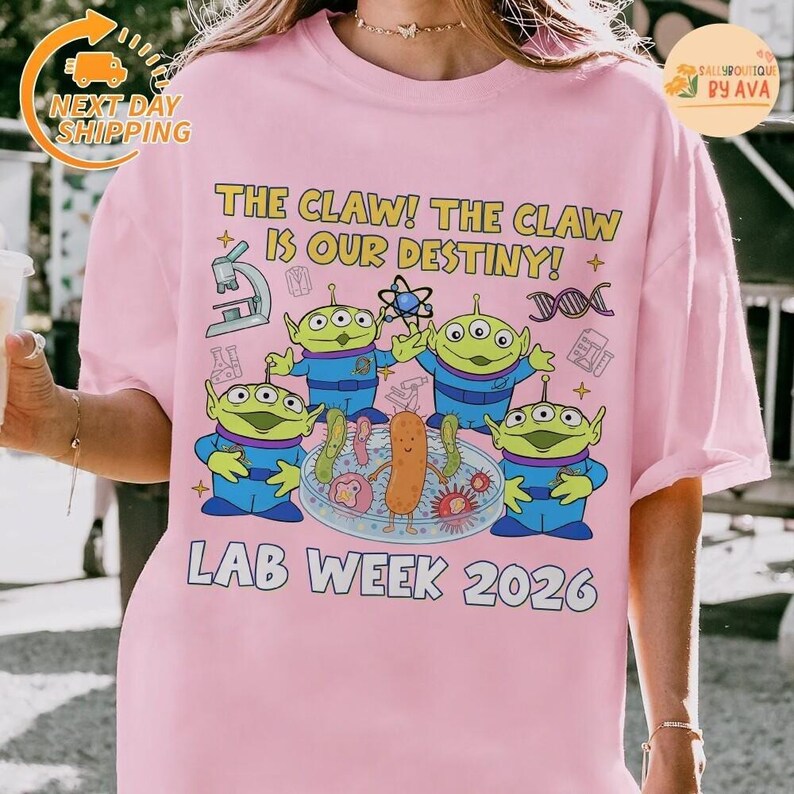 Aliens Toy Story Lab Week 2026 shirt, Lab Week Story shirt, Toy Story Aliens Lab Tech Team Science Tee, Med Lab Clinical Laboratory Matching image 3
