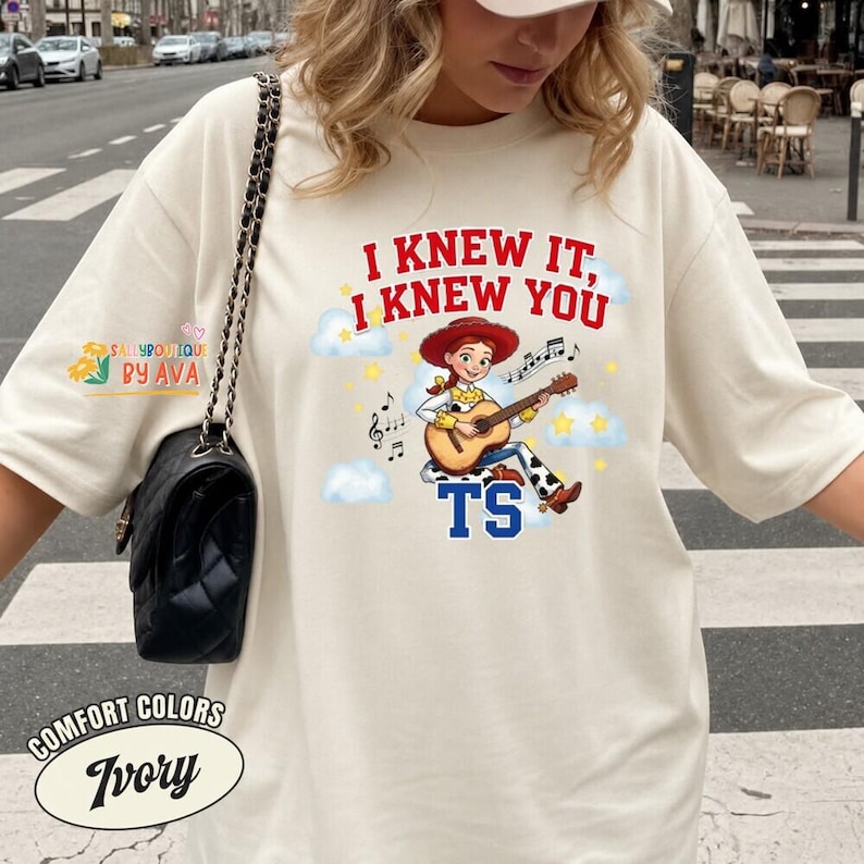 Disneyland Toy Story 5 I Knew It, I Knew You Music Shirt, Toy Story 5 Movie 2026, Jessie Toy Story 5 Inspired Shirt image 2