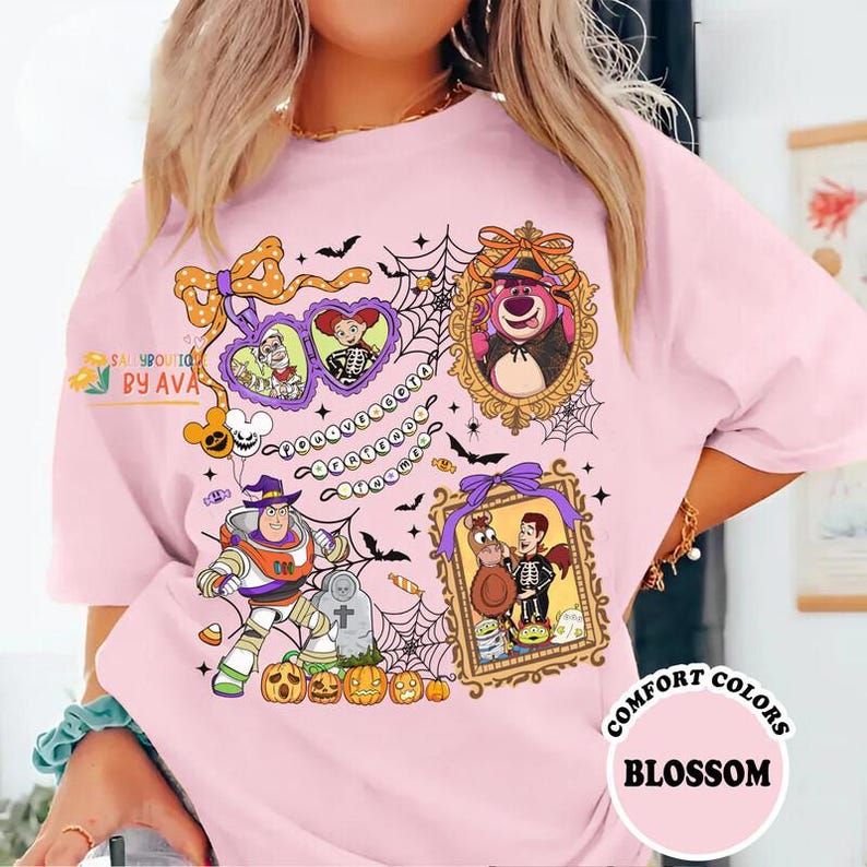 Camiseta Comfort Colors® Coquette de Toy Story para Halloween, Camiseta de Disneyland para Halloween, Camiseta vintage de Toy Story, Fiesta de Mickey No Tan Aterradora 2026 imagen 6