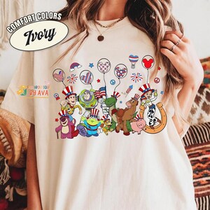 Toy Story Disneyland 4th Of July Independence Day Shirt, America Red White Blue Shirts, 250th USA Anniversary Shirt, Independence Day 2026 image 4