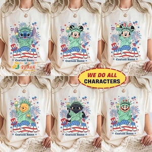 Camiseta personalizada de Disneyland para el Día de los Caídos con temática patriótica, camiseta de Disneyland para el 4 de julio, camiseta de Mickey USA, camisetas patrióticas de Disneyland por sus 250 años. imagen 1