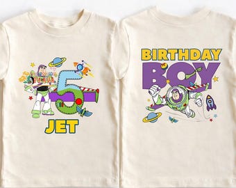 Personalize Buzz Lightyear Birthday Shirt, Toy Story Birthday Boy, Disneyland Toy Story Birthday Sweatshirt, Disneyland Birthday Party Shirt