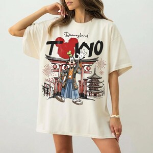 Tokyo Disneyland Mickey and Friends Kimono Shirt, Custom Disneyland Family Matching Tee, Japan Vacation 2026 Girl Trip Shirts, Group Tee image 3