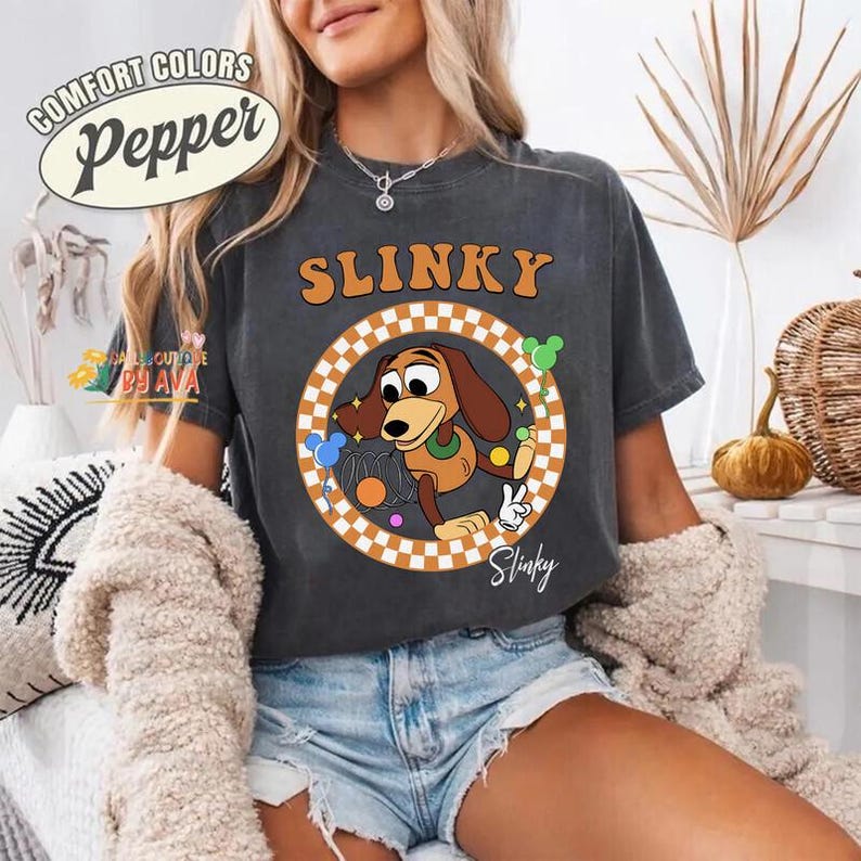 Custom All Disneyland Pixar Toy Story Checkered Shirt, Woody Buzz Jessie Rex Lotso, Family Vacation Tee, Personalized Group Matching Tee image 7