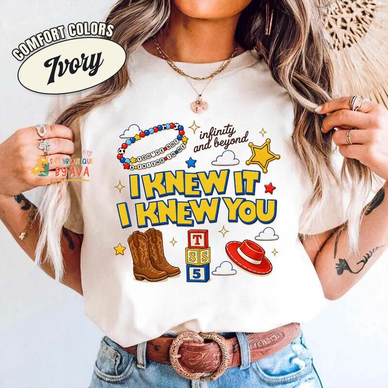 Toy Story 5 I Knew It I Knew You Friendship Shirt, Comfort Colors Disneyland Pixar Toy Story 5 Inspired Shirt, Disneyland Friends Shirt image 4