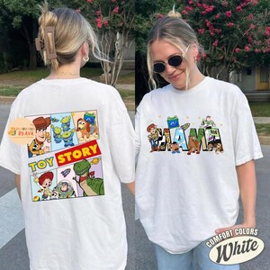 Custom Toy Story 5 Mommy Daddy Shirt, Mom Dad Life Tee, Dad and Mom Shirt, Mother Father Gift, Lilypad Buzz Woody Disneyland Family Trip Bild 2