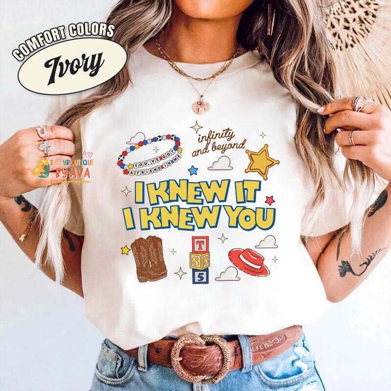 Disneyland Pixar Toy Story 5 I Knew It I Knew You Shirt, Toy Story Season 5 Shirt, Toy Story Land You've Got a Friend In Me Adult Kids Shirt image 4