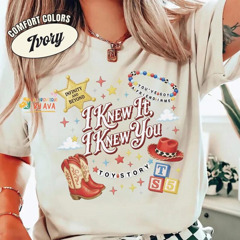 Toy Story 5 I Knew It, I Knew You Music Shirt, Toy Story 5 Movie 2026, Jessie Toy Story 5 Inspired Shirt, You've Got a Friend In Me bild 7