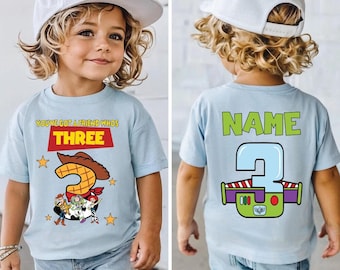 Toy Story You've got a friends who's three, Toy Story Inspired 3rd Birthday Shirt: Sheriff Cowboy Theme for Boys - Infinity and Beyond Party