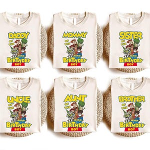 Toy Story Birthday Boy Tee, Disneyland Birthday Party T-shirt, Custom Birthday Boy Tee, Pixar Family Birthday Tee, Woody Birthday Party Tee image 1