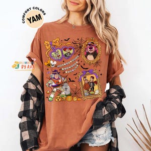 Camiseta Comfort Colors® Coquette de Toy Story para Halloween, Camiseta de Disneyland para Halloween, Camiseta vintage de Toy Story, Fiesta de Mickey No Tan Aterradora 2026 imagen 3