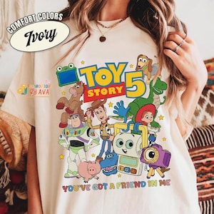Disneyland Pixar Toy Story 5 You've Got A Friend In Me June 19 Shirt, Woody Buzz Etch Lenny Mr Spell Lilypad, Family Vacation 2026 Trip image 1