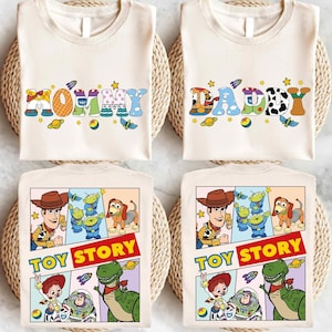 Toy Story Mommy Daddy T-Shirt, Disneyland Mom Dad Life Tee, Dad and Mom Shirt, Mother and Father Gift Shirt, Disneyland Family Trip Shirt image 1