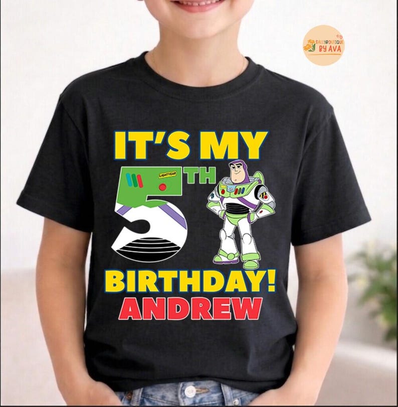 Personalized Toy Story Buzz Lightyear Birthday Shirt, Disneyland It’s My Birthday Shirt, Custom Name Birthday Shirt, Birthday Gifts For Ki zdjęcie 2