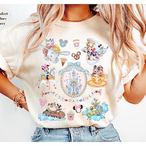 Coquette Bow Disneyland Best Day Ever Shirt, Disneyland Family Vacation Shirt, Disneyworld Mickey and Friends Shirt, Disneyland Trip 2026 image 1