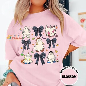 Toy Story Halloween Shirt 2026, Ghost Characters Tee, Spooky Coquette Bow Shirt, Halloween 2026 Spooky Season, Disneyland Gift for Her image 5