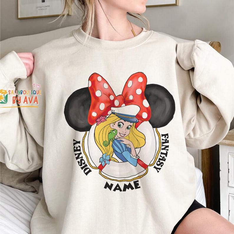 Disneyland Princess Cruise Shirt, Elsa Cinderella Belle Snow White Princess Shirt, Disneyland Family Matching Cruise Shirt, Cruise Trip 2026 Bild 6