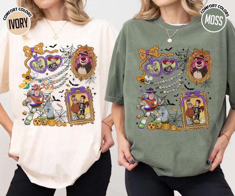 Camiseta Comfort Colors® Coquette de Toy Story para Halloween, Camiseta de Disneyland para Halloween, Camiseta vintage de Toy Story, Fiesta de Mickey No Tan Aterradora 2026 imagen 4