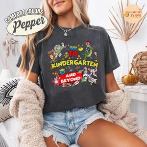 Disneyland Toy Story School To Infinity and Beyond Back To School, T-shirt pour la maternelle et au-delà, Toy Story, T-shirt Pixar image 1