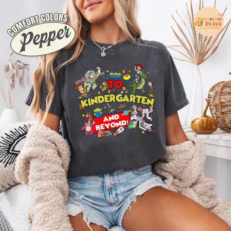Disneyland Toy Story School To Infinity and Beyond Back To School, T-shirt pour la maternelle et au-delà, Toy Story, T-shirt Pixar image 1