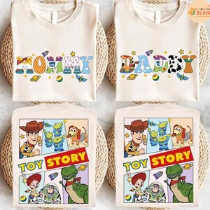 Toy Story Mommy Daddy T-Shirt, Disneyland Mom Dad Life Tee, Dad and Mom Shirt, Mother and Father Gift Shirt, Disneyland Family Trip Shirt image 3