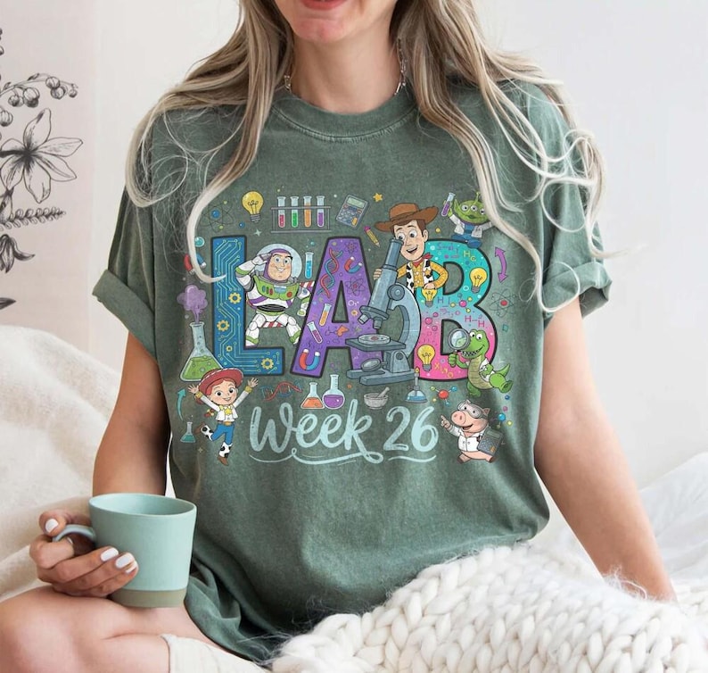 Vintage Lab Week 2026 Shirt, Laboratory Team Tees, Lab Toy Story Tee, Lab Assistant Gift Shirt, Phlebotomist Shirt, Medical Lab Tee image 4