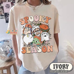 Mickey and Friends Halloween Shirt, Disneyland Spooky Season Shirt, Disneyland Spooky Tee, Cars Halloween Shirt, Toy Story Halloween Tee image 2