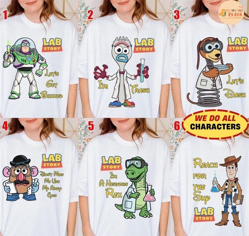Personalized Disneyland Toy Story Lab Week 2026 Shirt, Buzz Lightyear Woody Jessie Bo Peep Lab Story 2026, Med Lab Clinical Laboratory image 1