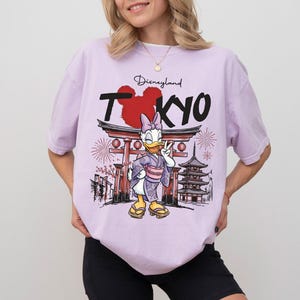 Tokyo Disneyland Mickey and Friends Kimono Shirt, Custom Disneyland Family Matching Tee, Japan Vacation 2026 Girl Trip Shirts, Group Tee image 5